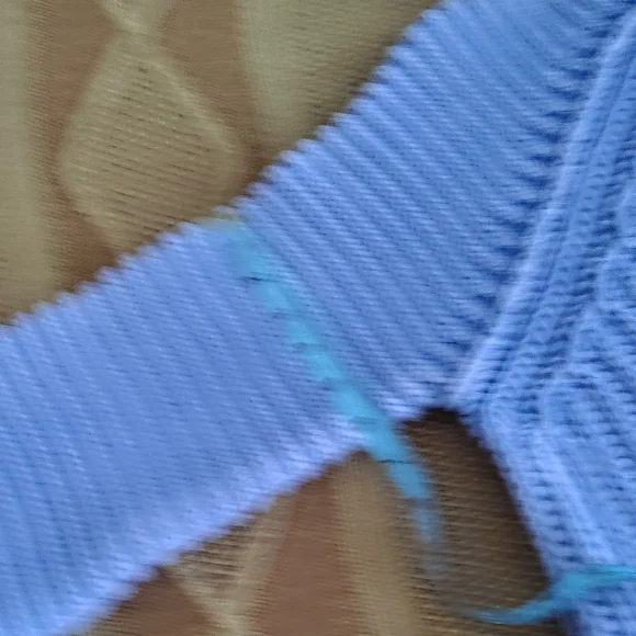 Free People Periwinkle Cable Knit Turtleneck Sweater - Picture 8 of 12